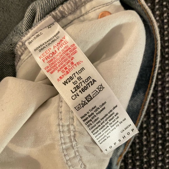 Topshop high waisted straight jeans - Picture 7 of 8